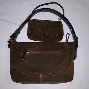 Coach East West bag and wristlet